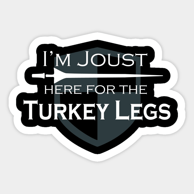 Renaissance Faire Costume Turkey Leg Sticker by LovableDuck